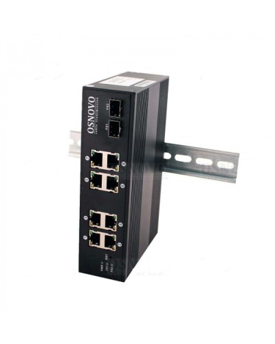 Коммутатор PoE 10-портовый OSNOVO SW-60802/IC в Прокопьевске Коммутаторы Pintop.ru
