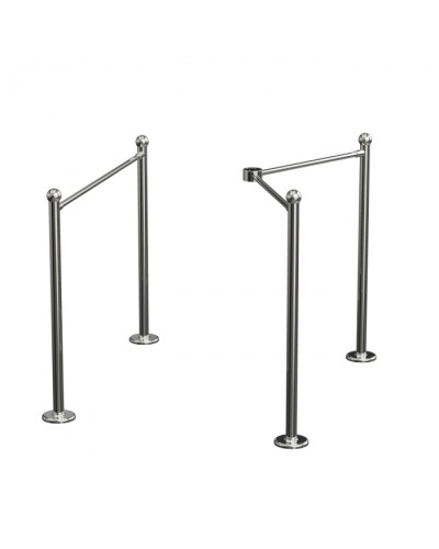 Ограждение прямое Ростов-Дон ОП-Р (Хром) в Прокопьевске Ограждения Pintop.ru