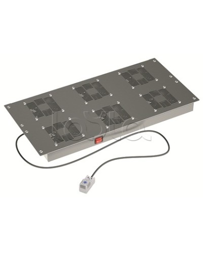 Потолочный вентиляторный модуль, с термостатом 6 вент. для крыши Ш= 600мм DKC R5VSIT6006FT в Прокопьевске Вентиляторные модули Pintop.ru