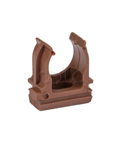 Крепеж-клипса d25 мм (10 шт) темное дерево EKF-Plast (derj-z-25d) в Прокопьевске Держатели, клипсы, скобы Pintop.ru