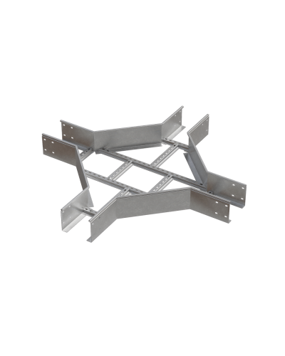 Х-разветвитель лестничный 150х150х1,2 мм HD N КМ-профиль (LXD150-150-1.2 HD N) в Прокопьевске Аксессуары для лотков Pintop.ru