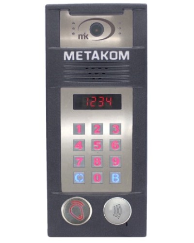 Многоабонентый антивандальный блок вызова со встроенной гибридной видеокамерой Метаком MК2018-RFMFСVH в Прокопьевске Блоки вызова многоабонентные Pintop.ru
