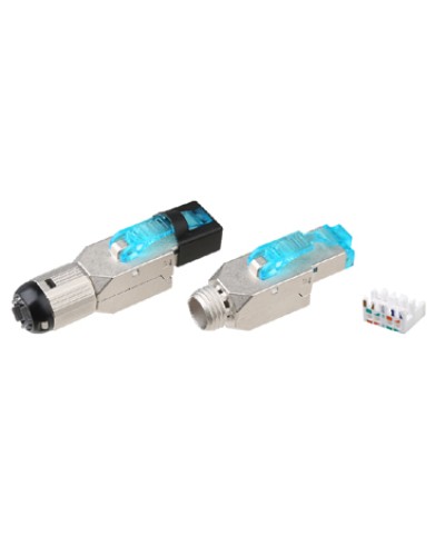 Разъем полевой оконцовки Hyperline PLUD-8P8C-S-C8-SH в Прокопьевске Коннекторы и разъемы Pintop.ru