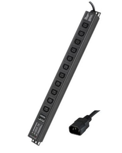 Блок распределения питания вертикальный для 19 шкафов DKC R5VIEC11CDOP в Прокопьевске Блоки розеток Pintop.ru