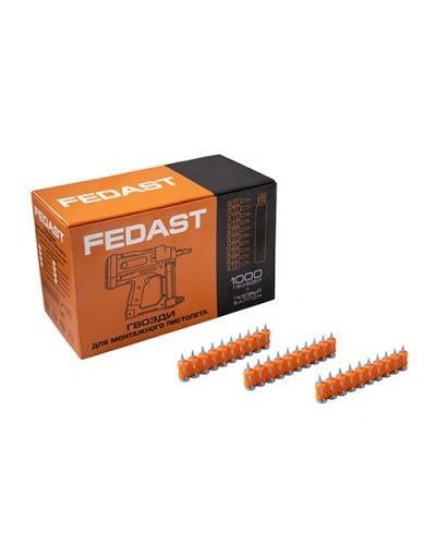 Гвозди 3,0*16 мм для монтажного пистолета с кованым наконечником (1000 шт/уп) FEDAST (fd3016mgbp) в Прокопьевске Крепеж: Дюбели, шурупы, саморезы Pintop.ru