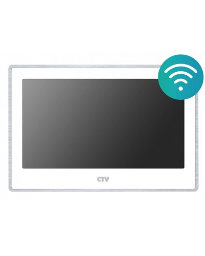 Монитор видеодомофона CTV-M5702NG белый в Прокопьевске Абонентские видеоустройства Pintop.ru
