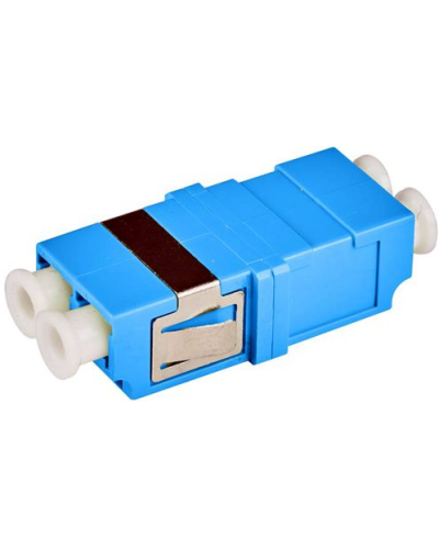 Адаптер оптический LC, OM3, корпус SC без фланцев, дуплексный LANMASTER LAN-2LCS/NF-AM-OM3 в Прокопьевске Коннекторы Pintop.ru