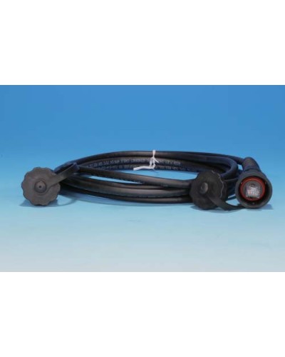 Патч-корд промышленный Hyperline PC-IE-LPM-STP-RJ45-RJ45-C5e-2M-BK в Прокопьевске Патчкорды (медные) Pintop.ru