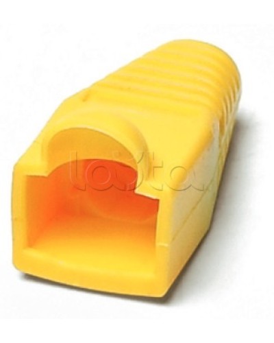 Колпачок изолирующий для разъемов RJ-45 желтый (10шт.) Hyperline BOOT-YL-10 в Прокопьевске Коннекторы Pintop.ru