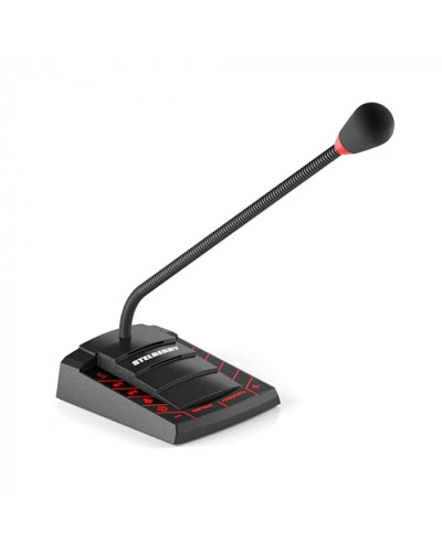 Пульт громкого оповещения STELBERRY F-701 в Прокопьевске Микрофонные консоли и микрофоны Pintop.ru