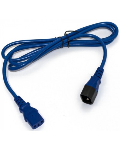 Кабель питания монитор-компьютер Hyperline PWC-IEC13-IEC14-1.0-BL в Прокопьевске Патч-корды и пигтейлы Pintop.ru