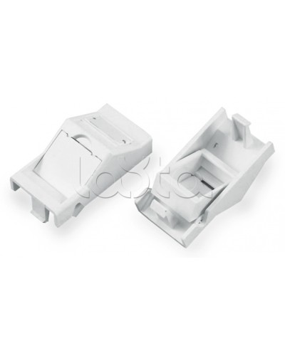 Вставка угловая 45x22.5 для 1 модуля формата Keystone Jack Hyperline SIP2A-1K-M45-22.5 в Прокопьевске Модули Keystone Pintop.ru