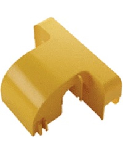 Спуск кабельный под лоток 120 мм с крышкой, желтый LANMASTER LAN-OT120-OB в Прокопьевске Аксессуары для кабель-канала Pintop.ru