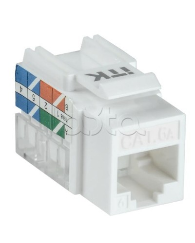 Модуль Keystone Jack кат. 6A UTP 110 IDC 90 град. ITK CS1-1C6AU-11 в Прокопьевске Модули Keystone Pintop.ru