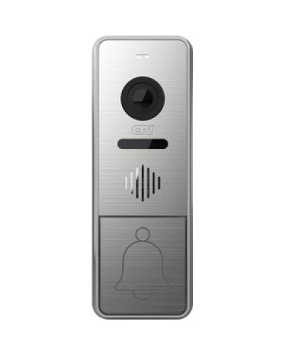 Вызывная панель CTV-D4005 (серебро) в Прокопьевске Вызывные видеопанели малоабонентные Pintop.ru