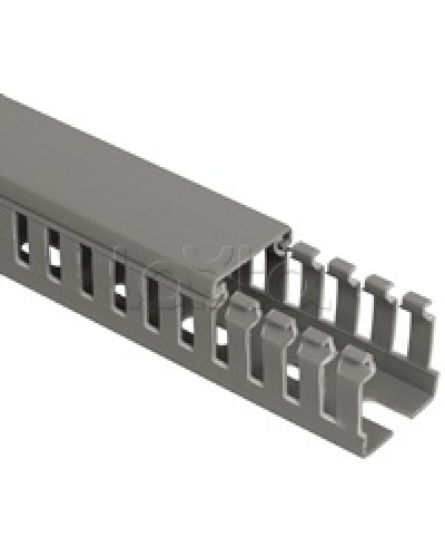 Кабель-канал перфорированный 40х40 ИМПАКТ IEK CKM50-040-040-1-K03 в Прокопьевске Кабель-канал Pintop.ru