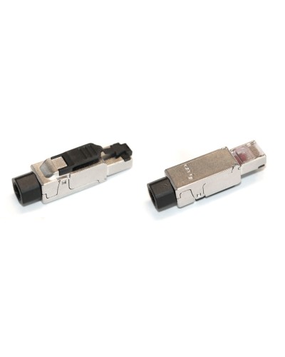 Разъем полевой оконцовки RJ-45 (8P8C) Hyperline PLUD-8P8C-S-C6A-SH в Прокопьевске Коннекторы и разъемы Pintop.ru