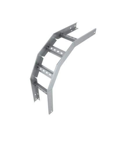 Угол лестничный вертикальный внешний 90 гр. 50х600х1,5 мм Быстрый монтаж HD85 КМ-профиль (LVLS90-50-600-1.5 HD85) в Прокопьевске Аксессуары для лотков Pintop.ru