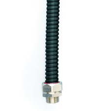 Металлорукав DN 15мм в ПВХ изоляции, Dвн 15,5 мм, Dнар 19,5, 50 м, цветчёрный DKC 6071R-015N