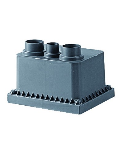 Колодец переходной смотровой 225x175x145 с крышкой для двустенных труб DKC (025001) в Прокопьевске Повороты, муфты, тройники Pintop.ru