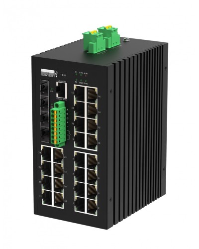 Управляемый промышленный L2+ коммутатор Gigalink GL-SW-G207-24P4ST-I(BT) в Прокопьевске Коммутаторы Pintop.ru