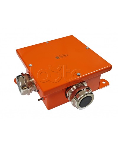 Экопласт SMB165 Коробка металл, огн. E-110,о/п 164х164х65, IP66, 3P, (2,5-25 мм2), оранж. в Прокопьевске Распределительные коробки Pintop.ru