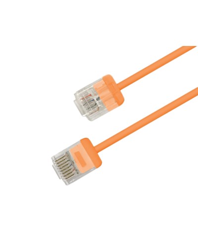 Патч-корд Hyperline PC-LPU-UTP-RJ45-RJ45-C6-1.5M-LSZH-OR в Прокопьевске Патчкорды (медные) Pintop.ru