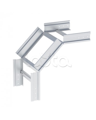 Угол 90 градусов вертикальный внешний лестничный усиленный 100x800 мм (2 мм) EKF (voltp90100800-2) в Прокопьевске Аксессуары для лотков Pintop.ru