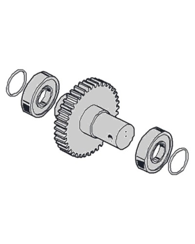 Вал выходной G4040 G4041 Came 119RIG181 в Прокопьевске Запчасти для шлагбаумов и автоматики Pintop.ru