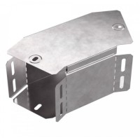 Угол горизонтальный 45 градусов с крышкой Стандарт 100х100 Промрукав (PR16.0425)