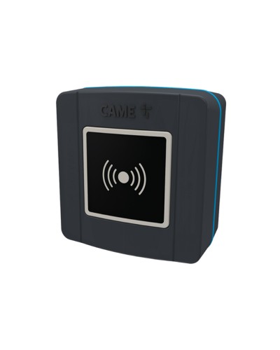 Накладной проксимити-считыватель для карт, брелоков и TAG-капсул Came 806SL-0300 - SELR1BDG, подключаемый к шине CXN с синей подсветкой (протокол Manchester), RAL7024 в Прокопьевске Считыватели Pintop.ru