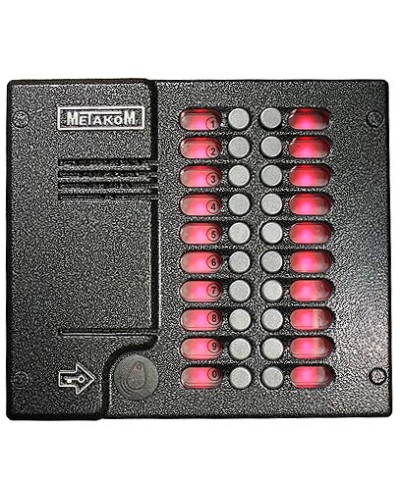 Блок вызова домофона Метаком MK20.2-RFEV в Прокопьевске Вызывные видеопанели малоабонентные Pintop.ru