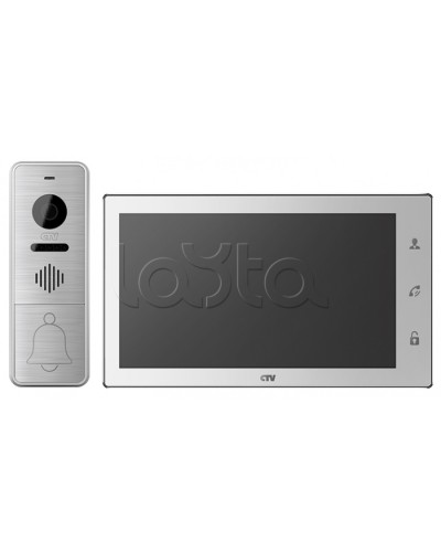 Комплектвидеодомофона CTV-DP4706AHD (белый) в Прокопьевске Комплекты домофонов Pintop.ru