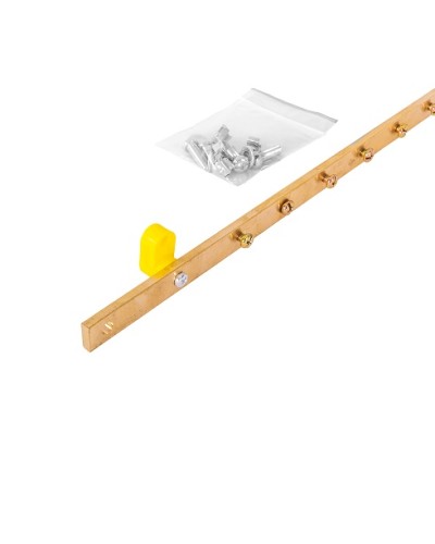 Панель заземления вертикальная ЦМО ПЗ-1000.200А в Прокопьевске Аксессуары для стоек и шкафов Pintop.ru