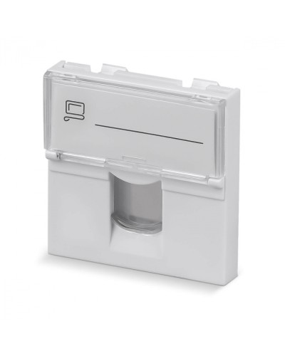 Вставка 45x45 (Mosaic) для 1 модуля формата Keystone Jack (арт.078604) Cabeus (FP-L-45-1M) в Прокопьевске Модули Keystone Pintop.ru