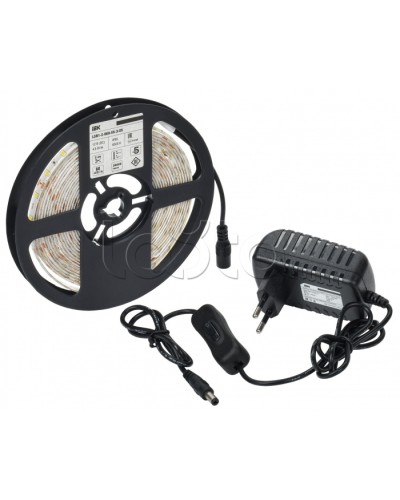 Комплект DIY (2835W60-4,8-IP65-12В 5м + др. + выкл.) IEK (LSR1-2-060-65-1-05-S1) в Прокопьевске Источники света(Лампы) Pintop.ru
