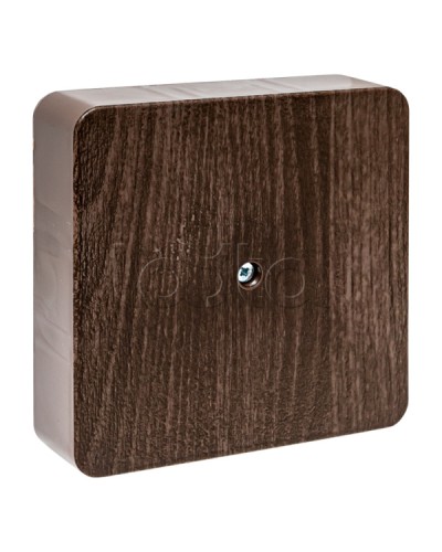 Коробка разветвительная KMP-030-032 (100х100х28) тёмное дерево EKF PROxima (plc-kmr-030-032-t) в Прокопьевске Распределительные коробки Pintop.ru