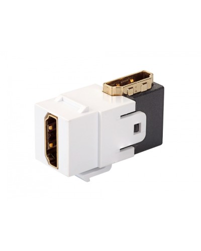 Модуль HDMI keystone 90 градусов, белый Eurolan (16B-HD-04WT) в Прокопьевске Модули Keystone Pintop.ru