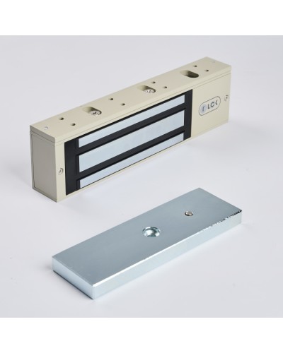 R-Lock RL-EM500-L0G - Электромагнитный замкок, 500кг, DC12/24B, цвет серый, RAL7032 (галечный серый) в Прокопьевске Электромагнитные замки Pintop.ru