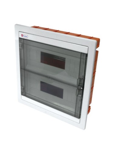 Щиток скрытой установки, 24 модулей, IP40 Экопласт 46024 в Прокопьевске Боксы для автоматов Pintop.ru