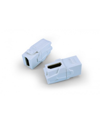 Вставка формата Keystone Jack Hyperline (KJ1-HDMI-AV18-WH) в Прокопьевске Коннекторы Pintop.ru