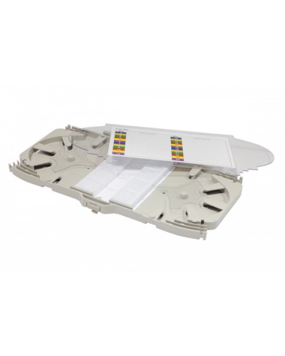 Сплайс-кассета на 24 (48) соединения, пластик Eurolan 33B-03-24GY в Прокопьевске Кроссы оптические Pintop.ru