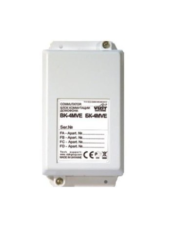 Блок коммутации домофонов Vizit БК-4MVE в Прокопьевске Блоки управления многоабонентные Pintop.ru