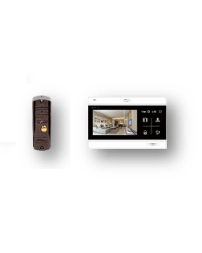 Комплект видеодомофона Fox FX-VD5SL-KIT АГАТ 5B КОМПЛЕКТ (FX-CP7) в Прокопьевске Комплекты домофонов Pintop.ru