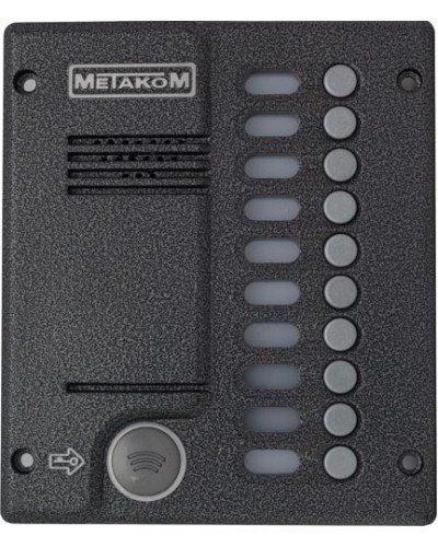 Блок вызова домофона Метаком MК10.2-MFEV в Прокопьевске Вызывные видеопанели малоабонентные Pintop.ru