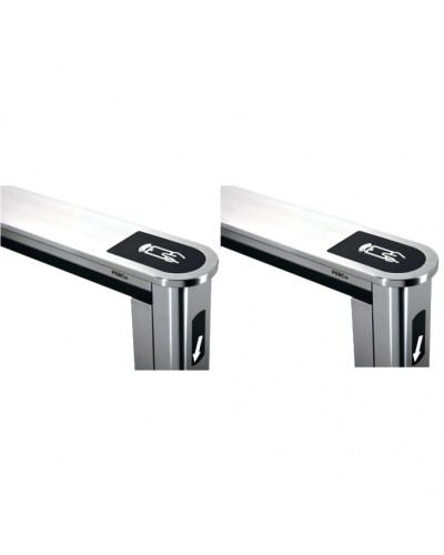 Комплект крышек (2 шт)из нержавеющей стали для турникета PERCo-STC-01S в Прокопьевске Ограждения Pintop.ru