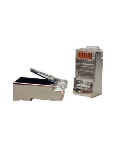 Разъем RJ-45 кат.5е под витую пару Cabeus 8P8C-SH в Прокопьевске Коннекторы и разъемы Pintop.ru