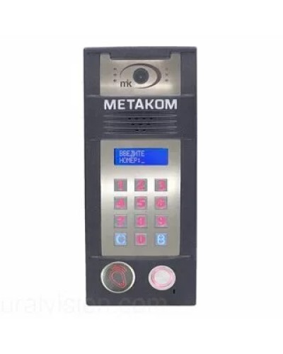 Многоабонентый антивандальный блок вызова со встроенной гибридной видеокамерой Метаком MК2018-TMRFGVH в Прокопьевске Блоки вызова многоабонентные Pintop.ru