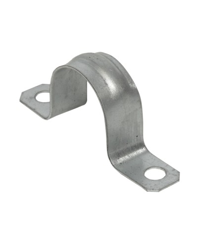 Скоба металлическая двухлапковая d25-26 мм (10 шт) EKF PROxima (sm-2-25-26-r) в Прокопьевске Держатели, клипсы, скобы Pintop.ru