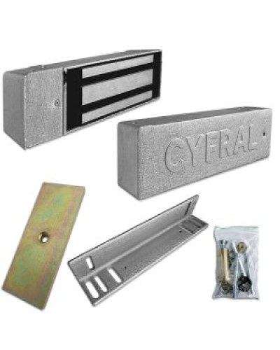 Цифрал ML Цифрал ЦФРЛ.677100.001 серебристый шелк Замок электромагнитный в Прокопьевске Электромагнитные замки Pintop.ru